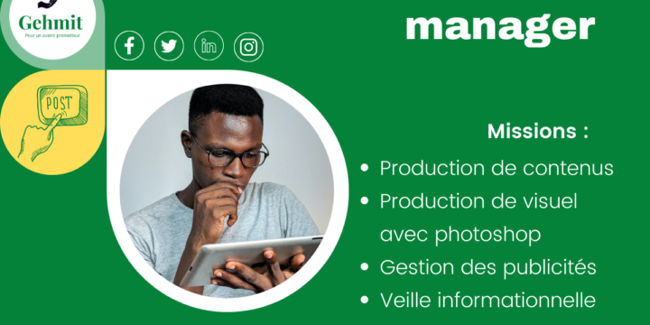 Offre de Stage – Community manager